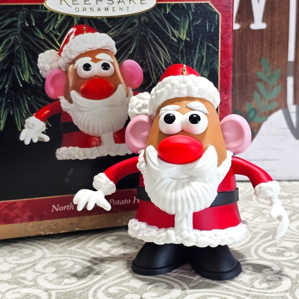 Hallmark North Pole Mr. Potato Head Keepsake Christmas Ornament Hasbro 1999
